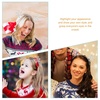image:imageBeaupretty Christmas Snowflake Headband Hairband Holiday Party Accessory Women Xmas Hair Hoop Snowflake Hair ClipsSilver