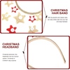 image:imageBeaupretty Christmas Star Headband Glitter Star Headband for Christmas Holiday Festival Birthday PartyRed