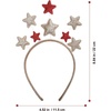 image:imageBeaupretty Christmas Star Headband Glitter Star Headband for Christmas Holiday Festival Birthday PartyRed