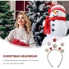 image:imageBeaupretty Christmas Star Headband Glitter Star Headband for Christmas Holiday Festival Birthday PartyRed