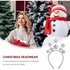 image:imageBeaupretty Christmas Star Headband Glitter Star Headband for Christmas Holiday Festival Birthday PartySilver