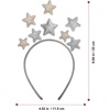 image:imageBeaupretty Christmas Star Headband Glitter Star Headband for Christmas Holiday Festival Birthday PartySilver