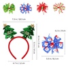 image:imageBeaupretty Christmas Tree Headband Christmas Hair Bows Alligator Clips Hair Accessories Party Supplies