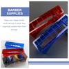image:imageBeaupretty Clipper Guard Holder Organizer Barber Tool Storage Box for Hair Clippers Comb Holder with 8 Slots Clipper Storage Case for Home Barbershop Hair SalonBlue