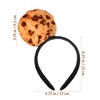 image:imageBeaupretty Cookie Headband for Girls Funny Realistic Cartoon Hairband for Halloween Theme Party Dress Up Accessories Food Hair Band Holiday Head Decor