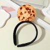 image:imageBeaupretty Cookie Headband for Girls Funny Realistic Cartoon Hairband for Halloween Theme Party Dress Up Accessories Food Hair Band Holiday Head Decor