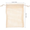 image:imageBeaupretty Cotton Soap Bags 5Pack Reusable Drawstring Soap Pouches for Shower and Travel with Exfoliating Mesh for Body Cleansing and Storage
