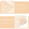 image:imageBeaupretty Cotton Soap Bags 5Pack Reusable Drawstring Soap Pouches for Shower and Travel with Exfoliating Mesh for Body Cleansing and Storage