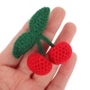 image:imageBeaupretty Crochet Cherry Hair Clips 2 Pack Small Hair Clips for Girls Cute Knitted Decorative Clips for Ceremonies Birthday Parties Photos and Everyday Wear