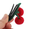 image:imageBeaupretty Crochet Cherry Hair Clips 2 Pack Small Hair Clips for Girls Cute Knitted Decorative Clips for Ceremonies Birthday Parties Photos and Everyday Wear