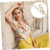 image:imageBeaupretty Decorative Safety Pins for Clothes Durable Exposure Clips for Skirts Trousers Elegant Design Gold Pack of 2