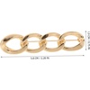 image:imageBeaupretty Decorative Safety Pins for Clothes Durable Exposure Clips for Skirts Trousers Elegant Design Gold Pack of 2