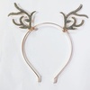 image:imageBeaupretty Deer Antlers Headband 2pcs Rhinestone Reindeer Headband Christmas Elk Hair Hoop Glitter Xmas Headwear Party Cosplay Headpiece
