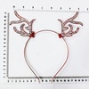 image:imageBeaupretty Deer Antlers Headband 2pcs Rhinestone Reindeer Headband Christmas Elk Hair Hoop Glitter Xmas Headwear Party Cosplay Headpiece