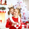 image:imageBeaupretty Deer Antlers Headband Antler Headband Christmas s Reindeer Ears Headpiece Reindeer Hairband Christmas s for Women