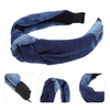 image:imageBeaupretty Denim Hair Wrap Headband and Scarves  Cross Knot Design for Women Kids Sports amp Accessories