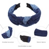 image:imageBeaupretty Denim Hair Wrap Headband and Scarves  Cross Knot Design for Women Kids Sports amp Accessories
