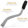 image:imageBeaupretty Donkey Costume Kit Donkey Headband Animal Ears Tail Set Headband Bowtie Nose Tail Halloween Cosplay Costume Dress Up Set Grey