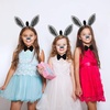 image:imageBeaupretty Donkey Costume Kit Donkey Headband Animal Ears Tail Set Headband Bowtie Nose Tail Halloween Cosplay Costume Dress Up Set Grey