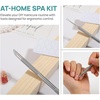 image:imageBeaupretty DualEnded Cuticle Pusher Tool Circle Bevel Nail Pusher and Cuticle Remover Scraper Tool with 100 Grit Sandpaper Sheets Silver Metal Manicure for Nail Cleaning and Art Care