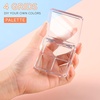 image:imageBeaupretty Empty Lipstick Palette 2 Pcs 4Grid Refillable Depotting Palette for Lipstick Eyeshadow amp Blush Clear DIY Makeup Storage Case for Women Girls Ladies6 Count Pack of 6