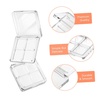 image:imageBeaupretty Empty Lipstick Palette 2 Pcs 4Grid Refillable Depotting Palette for Lipstick Eyeshadow amp Blush Clear DIY Makeup Storage Case for Women Girls Ladies4 Count Pack of 4