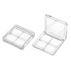 image:imageBeaupretty Empty Lipstick Palette 2 Pcs 4Grid Refillable Depotting Palette for Lipstick Eyeshadow amp Blush Clear DIY Makeup Storage Case for Women Girls Ladies6 Count Pack of 6