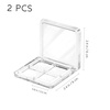 image:imageBeaupretty Empty Lipstick Palette 2 Pcs 4Grid Refillable Depotting Palette for Lipstick Eyeshadow amp Blush Clear DIY Makeup Storage Case for Women Girls Ladies4 Count Pack of 4