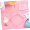 image:imageBeaupretty Empty Lipstick Palette 2 Pcs 4Grid Refillable Depotting Palette for Lipstick Eyeshadow amp Blush Clear DIY Makeup Storage Case for Women Girls Ladies4 Count Pack of 4