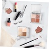 image:imageBeaupretty Empty Lipstick Palette 2 Pcs 4Grid Refillable Depotting Palette for Lipstick Eyeshadow amp Blush Clear DIY Makeup Storage Case for Women Girls Ladies10 Count Pack of 10
