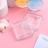 image:imageBeaupretty Empty Lipstick Palette 2 Pcs 4Grid Refillable Depotting Palette for Lipstick Eyeshadow amp Blush Clear DIY Makeup Storage Case for Women Girls Ladies8 Count Pack of 8