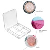 image:imageBeaupretty Empty Lipstick Palette 2 Pcs 4Grid Refillable Depotting Palette for Lipstick Eyeshadow amp Blush Clear DIY Makeup Storage Case for Women Girls Ladies2 Count Pack of 1