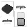 image:imageBeaupretty Empty Lipstick Palette Magnetic Eyeshadow Palette Makeup Foundation Blush Container with Mirror for Women Girls BlackBlack 1