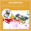 image:imageBeaupretty Empty Lipstick Palette Magnetic Eyeshadow Palette Makeup Foundation Blush Container with Mirror for Women Girls BlackBlack 2