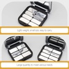 image:imageBeaupretty Empty Lipstick Palette Magnetic Eyeshadow Palette Makeup Foundation Blush Container with Mirror for Women Girls BlackBlack 2
