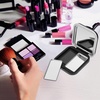 image:imageBeaupretty Empty Lipstick Palette Magnetic Eyeshadow Palette Makeup Foundation Blush Container with Mirror for Women Girls BlackBlack