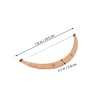 image:imageBeaupretty Eyebrow Tattoo Ruler 77 Inch Measuring Tool for Symmetrical Eyebrow Shaping and Microblading Mapping with Horizontal Line GuideAs Shown