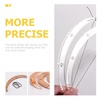 image:imageBeaupretty Eyebrow Tattoo Ruler 77 Inch Measuring Tool for Symmetrical Eyebrow Shaping and Microblading Mapping with Horizontal Line GuideAs Shown
