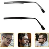 image:imageBeaupretty Eyeglasses Arm Replacement Pair for Glasses Repair Compatible with Sunglasses Reading Glasses Durable Comfortable 51InBlack