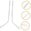 image:imageBeaupretty Eyeglasses Arm Replacement Pair for Glasses Repair Compatible with Sunglasses Reading Glasses Durable Comfortable 51InTransparent