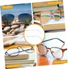image:imageBeaupretty Eyeglasses Arm Replacement Pair for Glasses Repair Compatible with Sunglasses Reading Glasses Durable Comfortable 51InTransparent