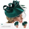 image:imageBeaupretty Fascinators Hat Headband  Fascinators Headpiece Fascinators Hat for Women Girls Veil Mesh Headband Tea Party HatBlackish Green