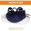 image:imageBeaupretty Fascinators Hat Headband  Fascinators Headpiece Fascinators Hat for Women Girls Veil Mesh Headband Tea Party HatNavy