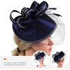 image:imageBeaupretty Fascinators Hat Headband  Fascinators Headpiece Fascinators Hat for Women Girls Veil Mesh Headband Tea Party HatNavy