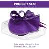 image:imageBeaupretty Fascinators Hat Headband  Fascinators Headpiece Fascinators Hat for Women Girls Veil Mesh Headband Tea Party HatPurple