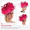 image:imageBeaupretty Fascinators Hat Headband  Fascinators Headpiece Fascinators Hat for Women Girls Veil Mesh Headband Tea Party HatRosy