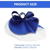 image:imageBeaupretty Fascinators Hat Headband  Fascinators Headpiece Fascinators Hat for Women Girls Veil Mesh Headband Tea Party HatRoyal Blue