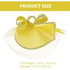 image:imageBeaupretty Fascinators Hat Headband  Fascinators Headpiece Fascinators Hat for Women Girls Veil Mesh Headband Tea Party HatYellow