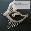 image:imageBeaupretty Fashion Jewelry Dance Party Decorations Party Face Cover Sparkly Rhinestones Crystal Masquerade Halloween Headgear for Holiday Wedding Party Fashion Jewelry Dance Party Decorations