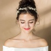 image:imageBeaupretty Flower Headband Bride Hair Wreath Wedding Hair Decorations Wedding Accessory Bride Headdress Garland Headwear Headwear Bridal Headdress